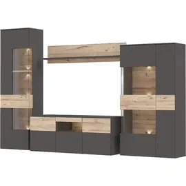 Forte Wohnwand COMO - grau