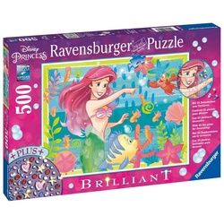 Ravensburger Puzzle Brilliant Arielles Unterwasserparadies 13327, 500 Puzzleteile