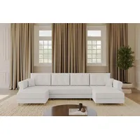 Altdecor Ecksofa in U-Form mit Schlaffunktion und Bettkasten APOL-U