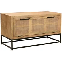 SIT Möbel CANE 84,5 x 48 x 40 cm schwarz / Rattan