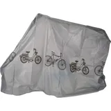Relaxdays Fahrradgarage Kunststoff grau