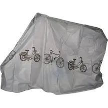 Relaxdays Fahrradgarage Kunststoff grau