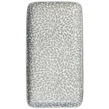 Chic Antique ARÉS Weiß Muster Grau 20x11 cm französisch