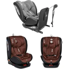 Lorelli Kindersitz Ares i-Size (40-150cm) Isofix, verstellbar, Sitz 360° drehbar grau