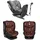 Lorelli Kindersitz Ares i-Size (40-150cm) Isofix, verstellbar, Sitz 360° drehbar grau