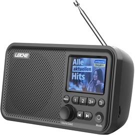 Leicke tragbares DAB+ Radio mit Bluetooth 5.0 | DAB/DAB+ und UKW Radio, 2,4" Farbdisplay, 80 Voreinstellungen, Küchenradio mit Kabel oder 2000mAh Akkubetrieb, MicroSD/TF/AUX Anschluss,