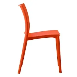 CLP Gartenstuhl Meton 42 x 42 x 81 cm orange 2 St.