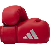 adidas Boxhandschuhe ADIDAS PERFORMANCE "Speed 50" Gr. 16, rot (rot, weiß), Boxhandschuhe, 16, Obermaterial: 100% Kunstleder