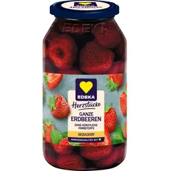 EDEKA Herzstücke Erdbeeren ganze Frucht gezuckert 680G