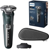 Philips Shaver Series 5000 – Elektrischer Nass- und Trockenrasierer für Herren mit ausklappbarem Trimmer, Ladestation & Reiseetui (Model S5884/35)