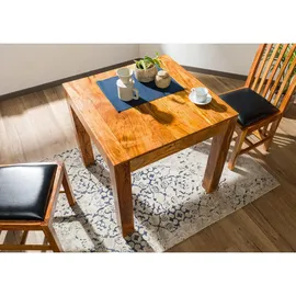 Massivmoebel24 Oxford 80 x 76 x 80 cm honig lackiert/braun