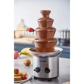 Steinborg SB-6030 Schokoladenbrunnen 170W, 4-Etagen-System, höhenverstellbare Standfüße, Edelstahl