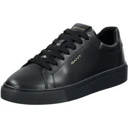 Sneaker GANT "Mc Julien", Herren, Gr. 46, schwarz, Leder, unifarben, casual,elegant,klassisch, Schuhe, Retro Sneaker, Cupsole-Sneaker mit Lederdecksohle