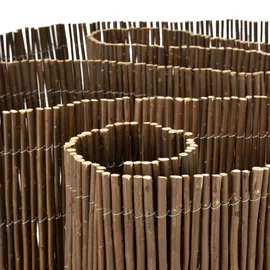 casa.pro Sichtschutzmatte 100 x 500 cm Braun Weide