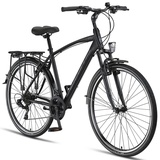 Licorne Bike Premium Trekking Bike in 28 Zoll - Fahrrad für Herren, Jungen, Damen und Herren - 21 Gang-Schaltung - Herren Citybike - Männerfahrrad.