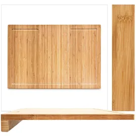 Relaxdays Tranchierbrett Holz 1-tlg. 56 x 38 cm Braun