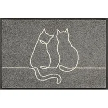 Wash+Dry Lovetails 50 x 75 cm Grau