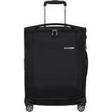 Samsonite Weichgepäck-Trolley D'Lite, Black, 55 cm, 4 Rollen, Handgepäck Reisekoffer mit Volumenerweiterung schwarz