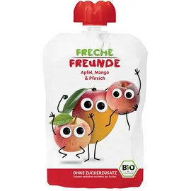 Erdbär Freche Freunde Bio Quetschmus Apfel, Mango & Pfirsich 100 g