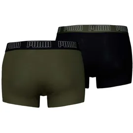 Puma Boxershorts 2er Pack Schwarz/Grün M