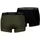 Puma Boxershorts 2er Pack Schwarz/Grün M
