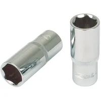 KS Tools 1/2" CHROMEplus Sechskant-Stecknuss, lang, 35mm