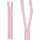 mumbi Reißverschluss teilbar 5mm 60cm Rosa Kunststoff Reißverschlüsse mit Zipper grobe Zähne