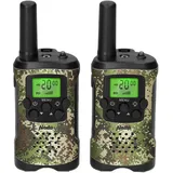 Alecto FR-115 - Set von zwei Walkie Talkies - Reichweite bis zu 5 Kilometern, camouflage