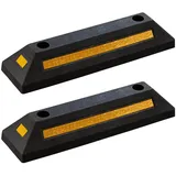 Wiltec Radstopper 56 x 15 x 10 cm Gelb/Schwarz