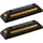 Wiltec Radstopper 56 x 15 x 10 cm Gelb/Schwarz