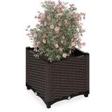 Relaxdays 40 x 40 x 40 cm Braun