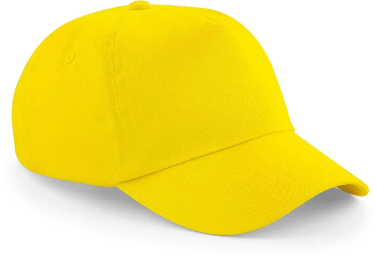 Beechfield Unisex 5-Panel Kappe 'Original' Klassische Cap B10 yellow one size