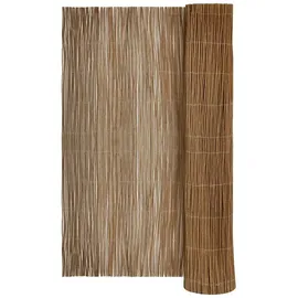vidaXL Weidenzaun 100 x 100 cm Braun/Holz