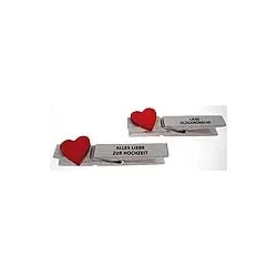 Klammer m.Herz sort. 0644