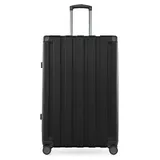 Hauptstadtkoffer Hartschalen-Trolley HAUPTSTADTKOFFER "Q-Damm - Großer Koffer" Gr. B/H/T: 51cm x 78cm x 31cm 111 l, schwarz (scchwarz) Koffer Reisekoffer, Aufgabegepäck, Hartschalenkoffer, groß