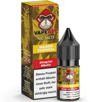 VapeApe Mango Tropical NicSalt Liquid 10ml / 20mg