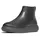 FitFlop Iq-comff Leather Zip Ankle Boots Stiefelette, Schwarz, 38 EU