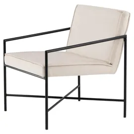 VCM Sessel Rakel Velours 75 x 75 x 75 cm Beige