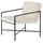 VCM Sessel Rakel Velours 75 x 75 x 75 cm Beige