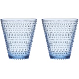 iittala Kastehelmi Trinkglas 30 cl, aqua, 2er-Set