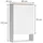 Vicco Hängeschrank Holzwerkstoff 60 x 100 cm Weiß mit Tür