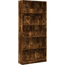 vidaXL Bücherregal 80 x 24 x 176 cm Räuchereiche Braun