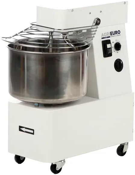 Spiralkneter Mixer 1500 H2O  12 kg, dreiphasig, 2 Geschwindigkeiten, hohe Hydratation