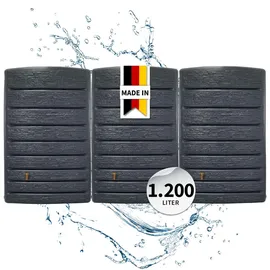 4rain ExtraSLIM Wandtank 1200 l graphite grey