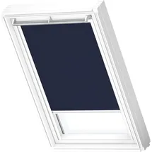 VELUX Verdunkelungsrollo DKL MK08 1100SWL Dunkelblau, 1100, GGU,Manuell,VELUX,weiße Schiene