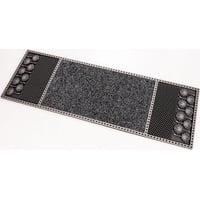 Home2Fashion Fußmatte »CC Clean Dandeli«, rechteckig, grau