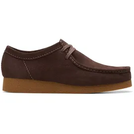 CLARKS Homme WallabeeEVO, Dark Brown Suede, 44.5 EU