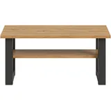 INOSIGN Couchtisch »Rail, Breite 90 cm, mit Ablageboden, inklusive Kufengestell«, Wohnzimmertisch, Beistelltisch, braun