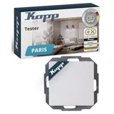 Kopp Taster 10AX, 250 V Paris Arktisweiß