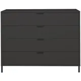 58 aufm Kessel Kommode Erna 119 x 102 x 45 cm Anthrazit
